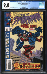 Web Of Spider-Man (1985) #119 CGC 9.8 NM/MT
