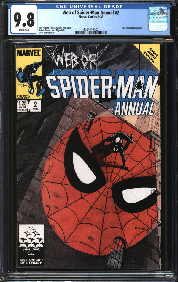 Web Of Spider-Man Annual (1986) #2 CGC 9.8 NM/MT