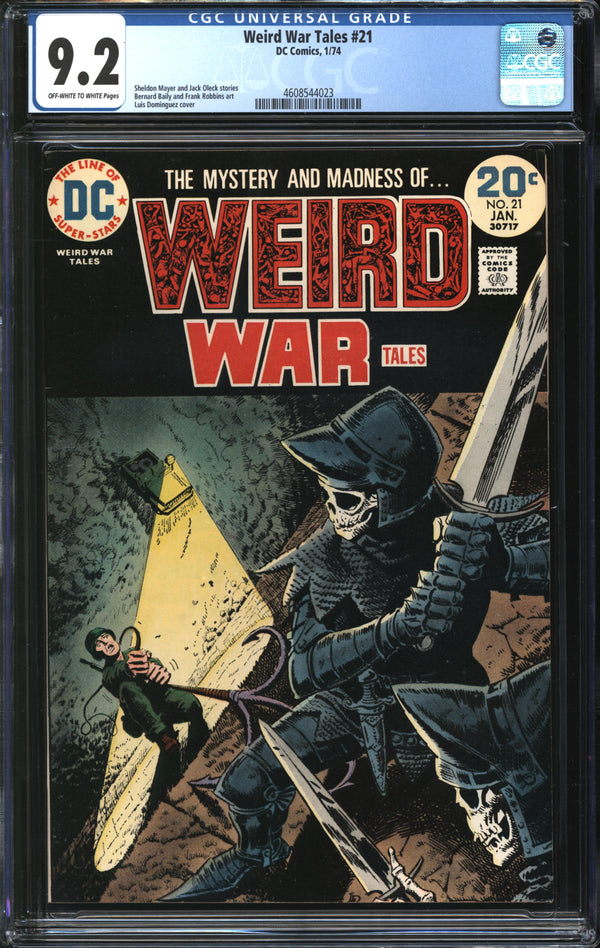 Weird War Tales (1971) # 21 CGC 9.2 NM-