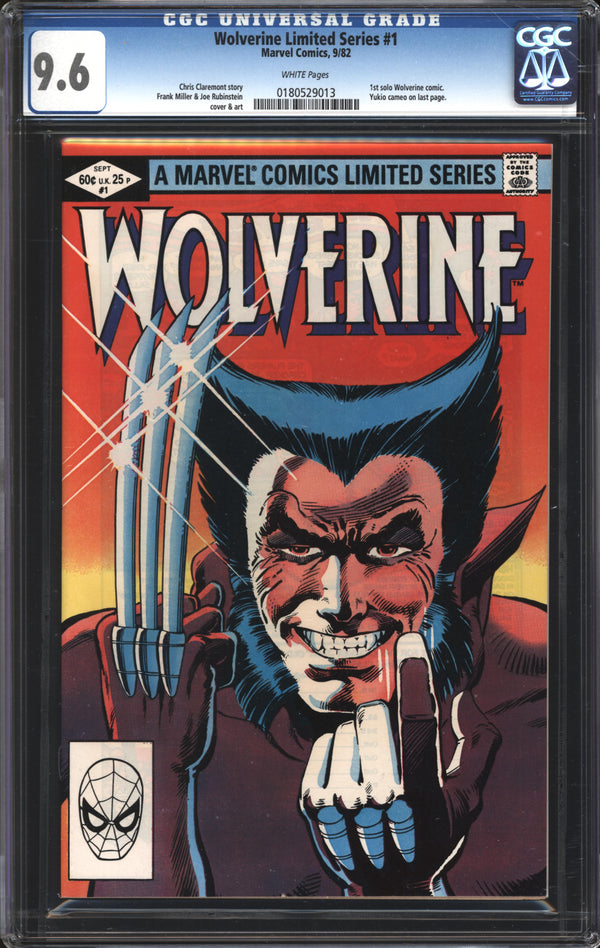 Wolverine Limited Series (1982) #1 CGC 9.6 NM+