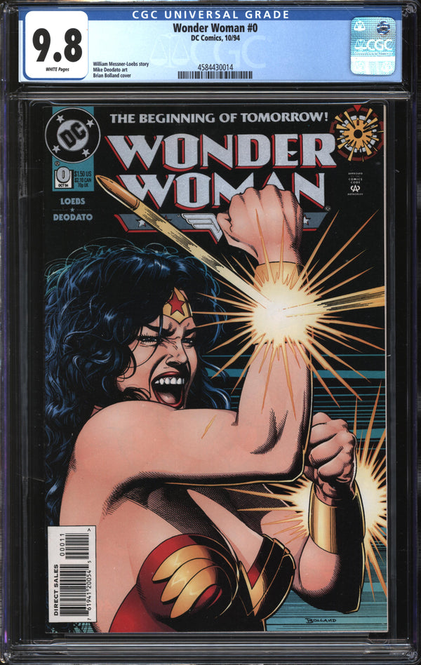 Wonder Woman (1987) #  0 CGC 9.8 NM/MT