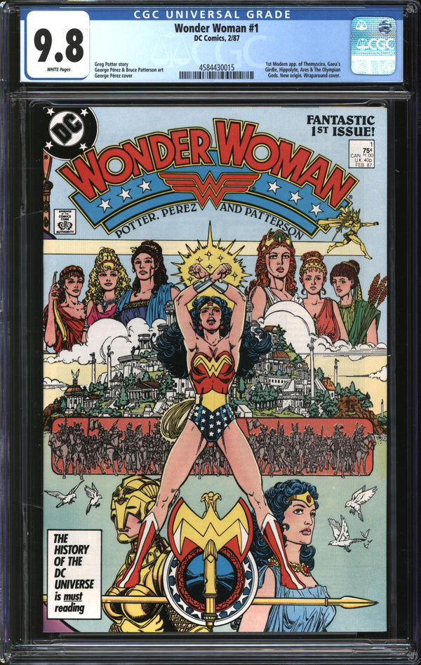 Wonder Woman (1987) #  1 CGC 9.8 NM/MT