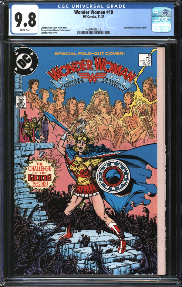 Wonder Woman (1987) # 10 CGC 9.8 NM/MT