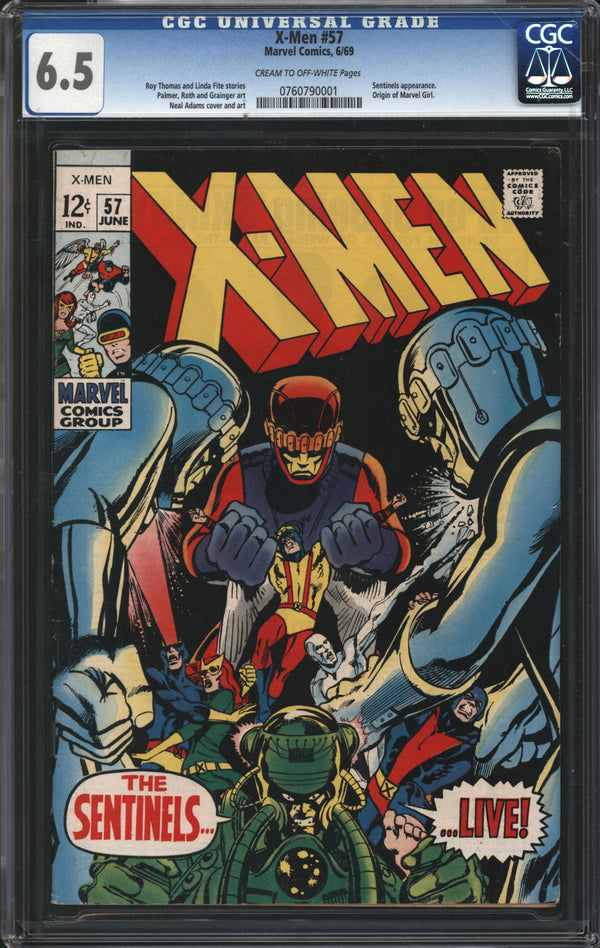 X-Men (1963) # 57 CGC 6.5 FN+