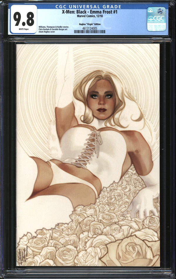 X-Men: Black - Emma Frost (2018) #1 Adam Hughes Virgin Edition CGC 9.8 NM/MT