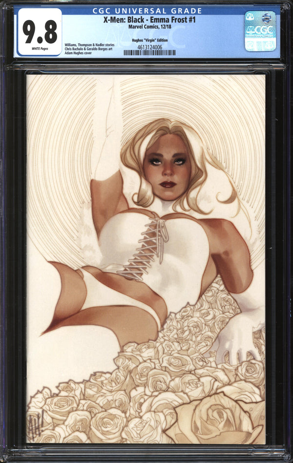 X-Men: Black - Emma Frost (2018) #1 Adam Hughes Virgin Edition CGC 9.8 NM/MT
