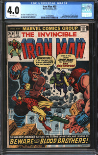 Iron Man (1968) # 55 CGC 4.0 VG