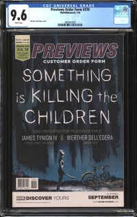Previews Order Form (2019) #370 CGC 9.6 NM+