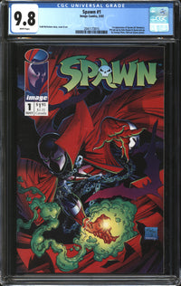Spawn (1992) #  1 CGC 9.8 NM/MT