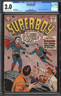 Superboy (1949) #68 CGC 2.0 GD