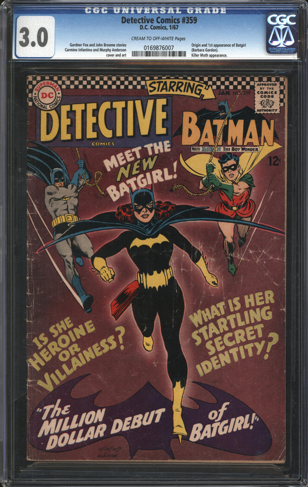 Detective Comics (1937) #359 CGC 3.0 GD/VG