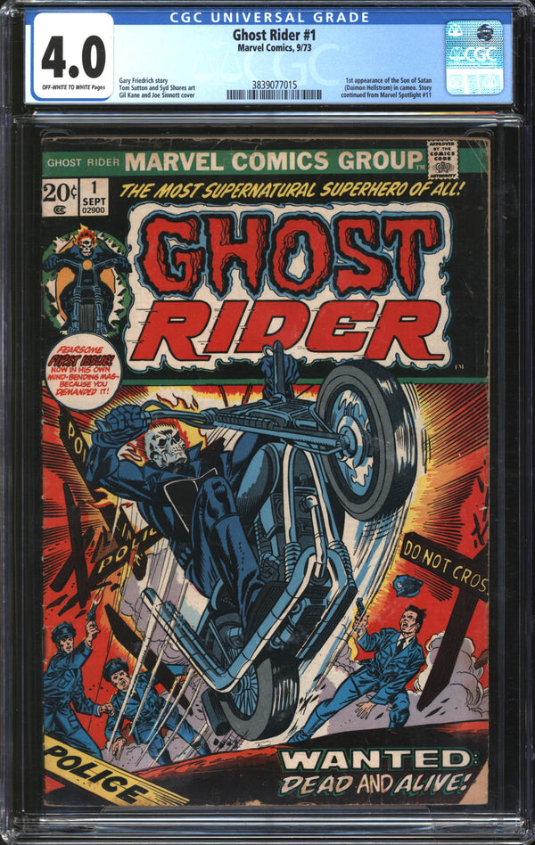 Ghost Rider (1973) #1 CGC 4.0 VG