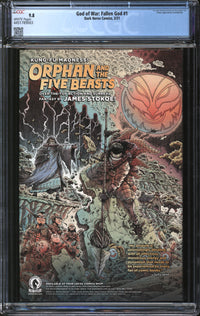 God Of War: Fallen God (2021) #1 CGC 9.8 NM/MT