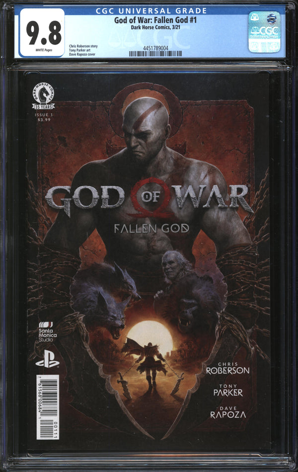 God Of War: Fallen God (2021) #1 CGC 9.8 NM/MT