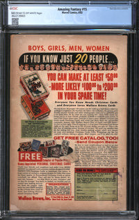 Amazing Fantasy (1962) #15 CGC 3.5 VG-