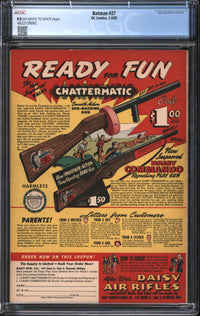 Batman (1940) # 27 CGC 8.0 VF