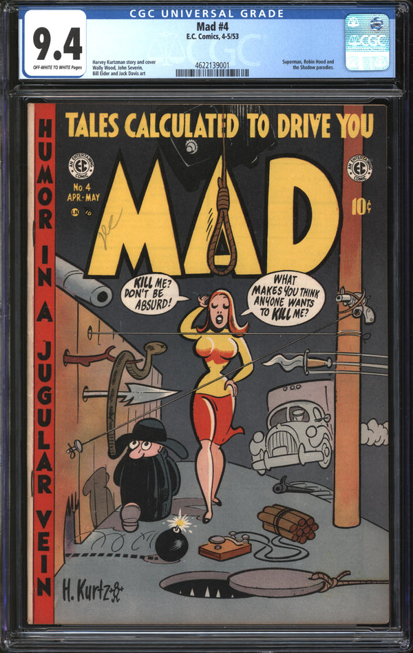 MAD (1952) #4 CGC 9.4 NM