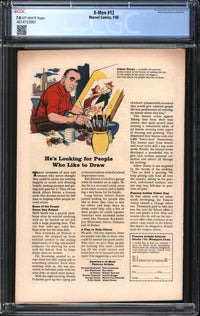 X-Men (1963) # 12 CGC 7.0 FN/VF