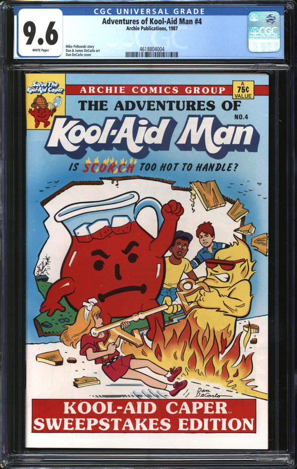 Adventures Of Kool-Aid Man (1983) #4 CGC 9.6 NM+