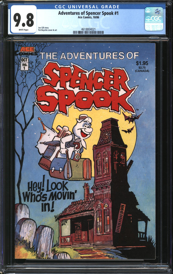 Adventures Of Spencer Spook (1986) #1 CGC 9.8 NM/MT