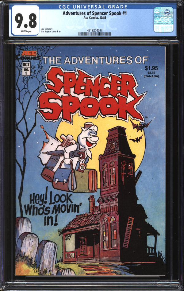 Adventures Of Spencer Spook (1986) #1 CGC 9.8 NM/MT