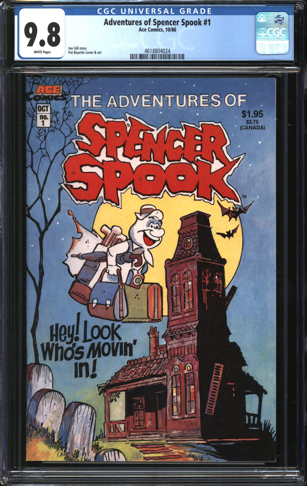 Adventures Of Spencer Spook (1986) #1 CGC 9.8 NM/MT