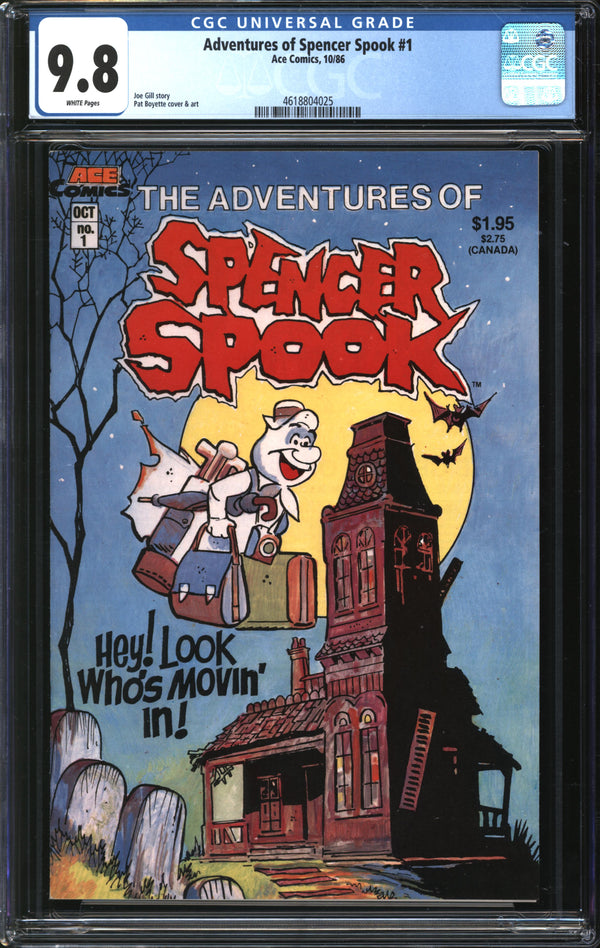 Adventures Of Spencer Spook (1986) #1 CGC 9.8 NM/MT