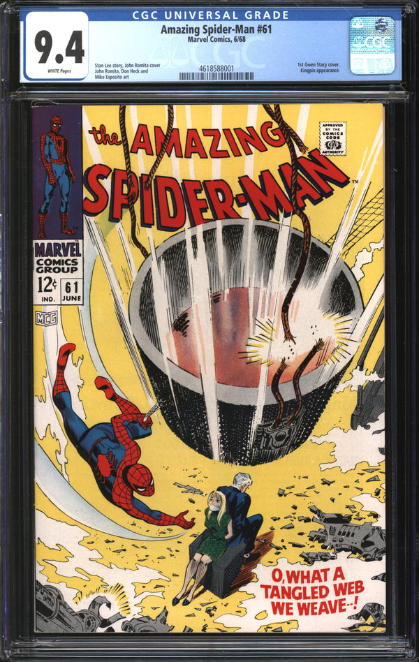 Amazing Spider-Man (1963) # 61 CGC 9.4 NM