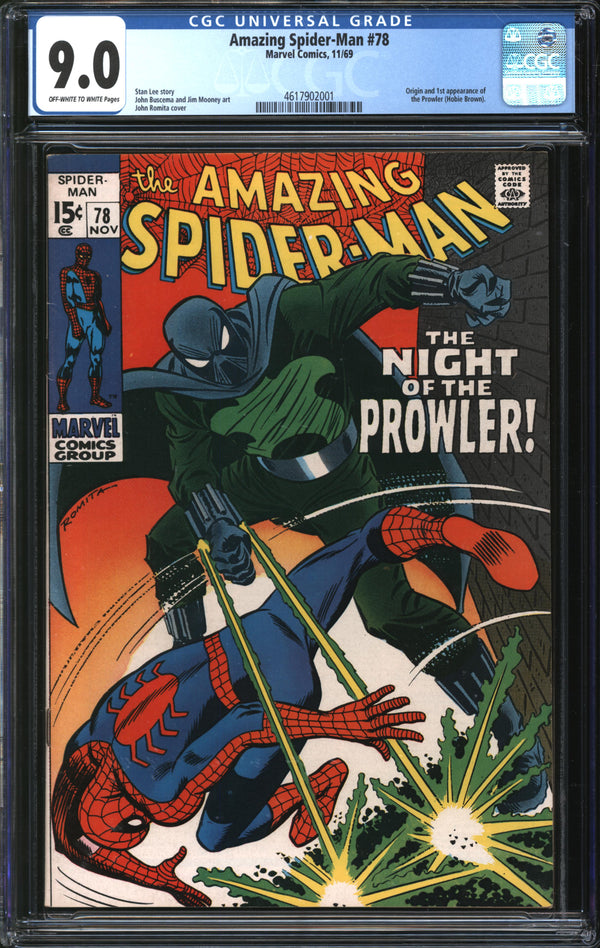 Amazing Spider-Man (1963) # 78 CGC 9.0 VF/NM