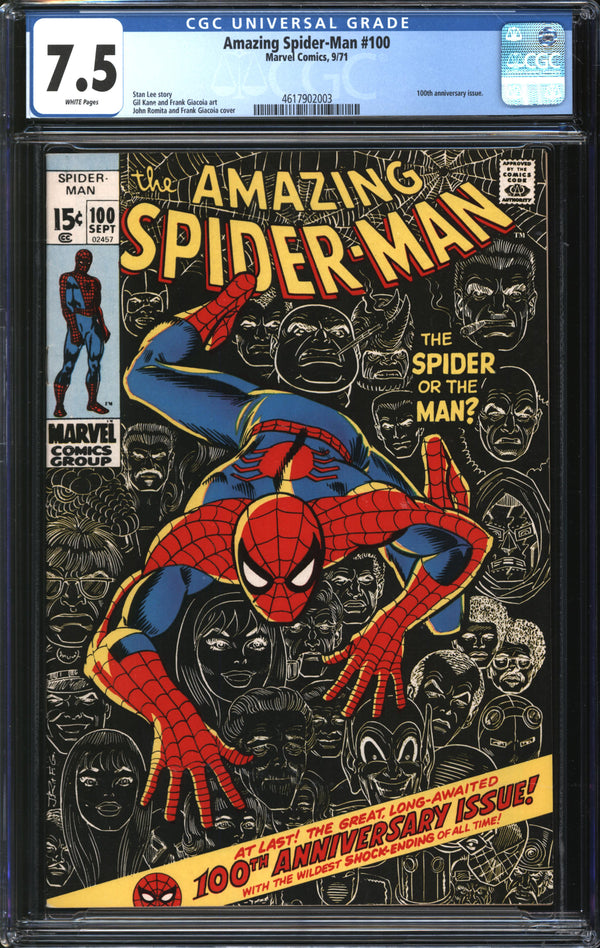Amazing Spider-Man (1963) #100 CGC 7.5 VF-