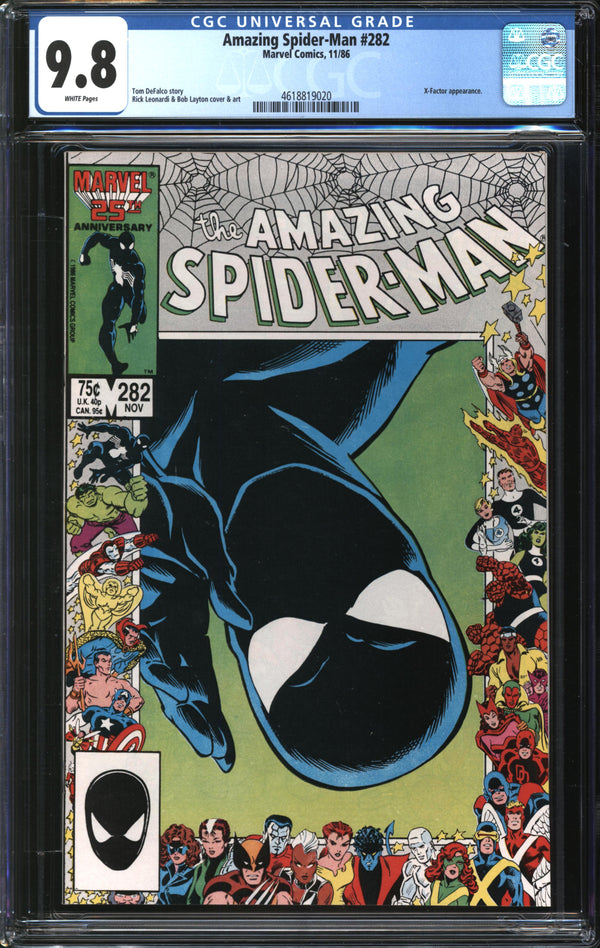 Amazing Spider-Man (1963) #282 CGC 9.8 NM/MT
