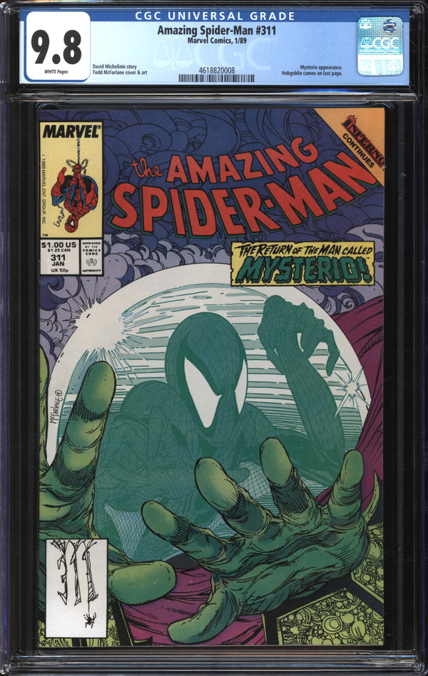 Amazing Spider-Man (1963) #311 CGC 9.8 NM/MT