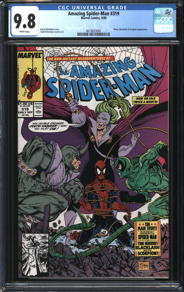 Amazing Spider-Man (1963) #319 CGC 9.8 NM/MT