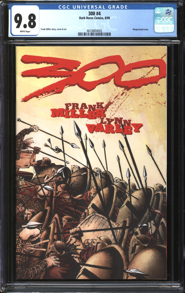 300 (1998) #4 CGC 9.8 NM/MT