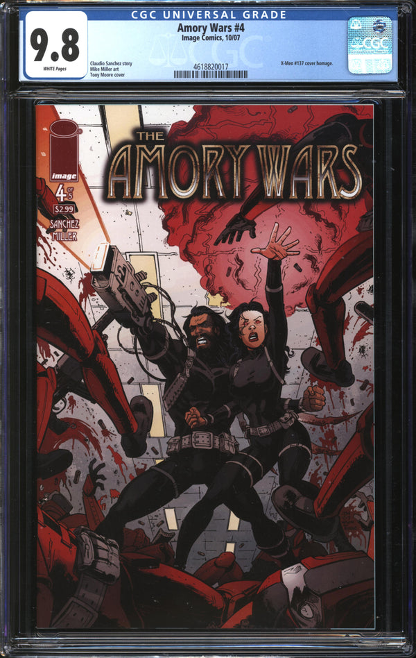 Amory Wars (2007) #4 CGC 9.8 NM/MT