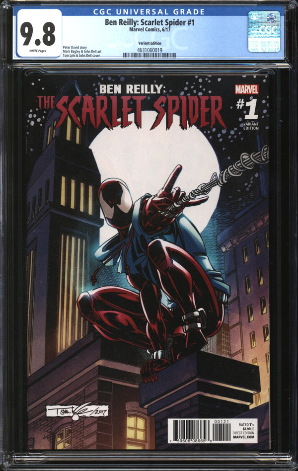 Ben Reilly: The Scarlet Spider (2017) #1 Tom Lyle Variant CGC 9.8 NM/MT