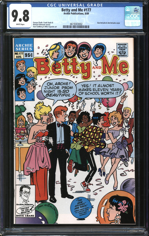 Betty And Me (1965) #177 CGC 9.8 NM/MT