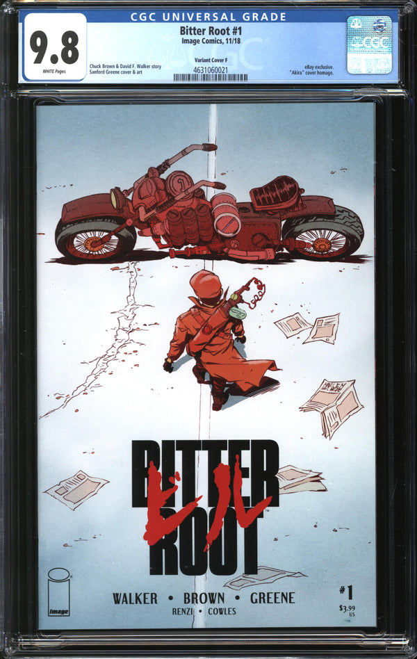 Bitter Root (2018) #1 Variant Cover F CGC 9.8 NM/MT