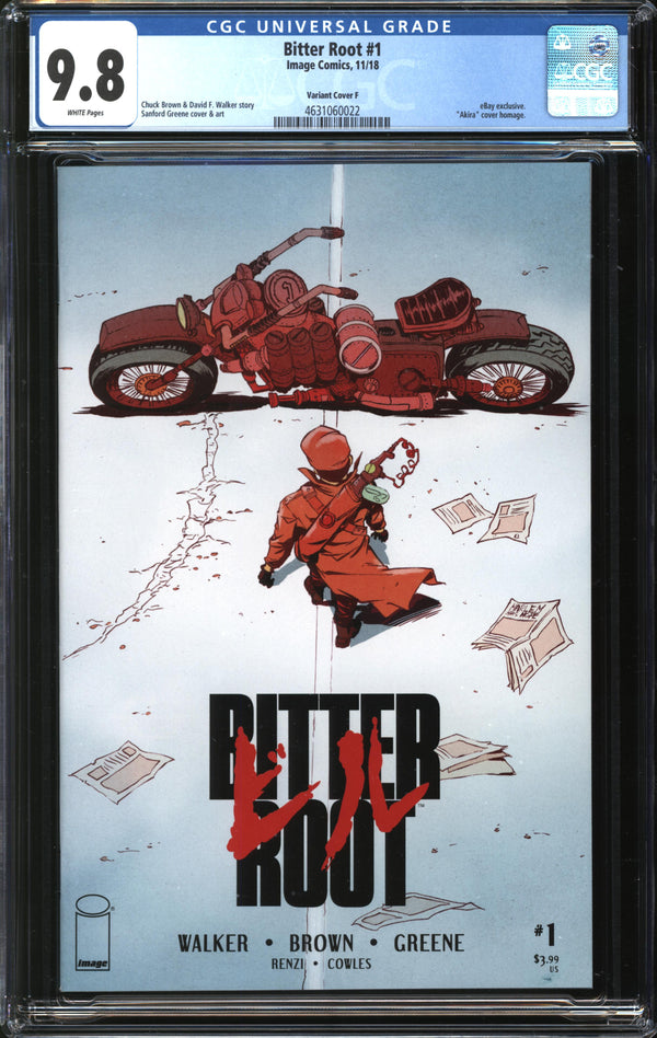 Bitter Root (2018) #1 Variant Cover F CGC 9.8 NM/MT