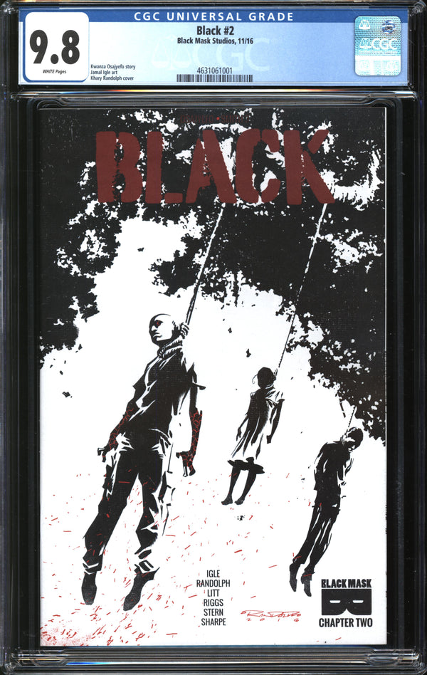 Black (2016) #2 CGC 9.8 NM/MT