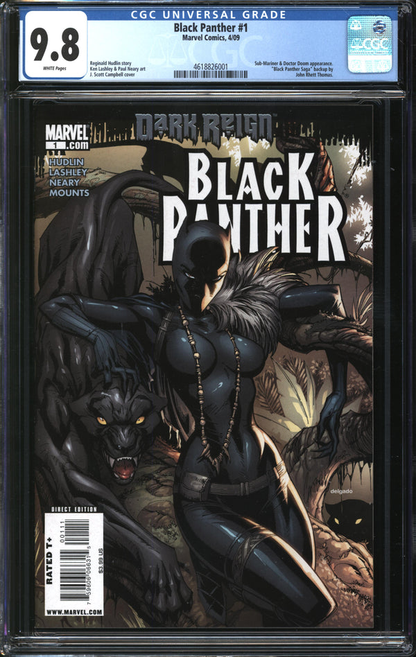 Black Panther (2009) #1 CGC 9.8 NM/MT