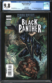 Black Panther (2009) #1 Second Printing CGC 9.8 NM/MT