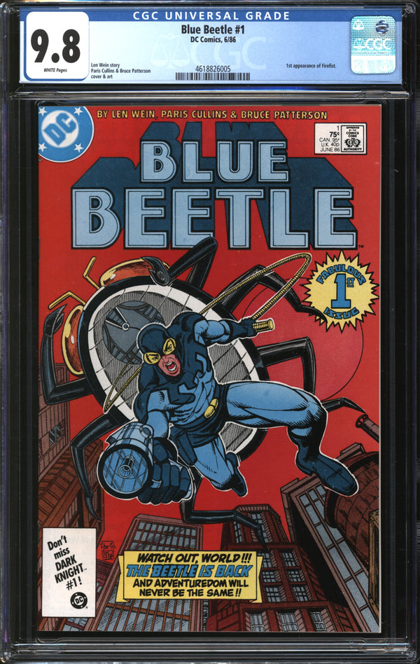 Blue Beetle (1986) #1 CGC 9.8 NM/MT