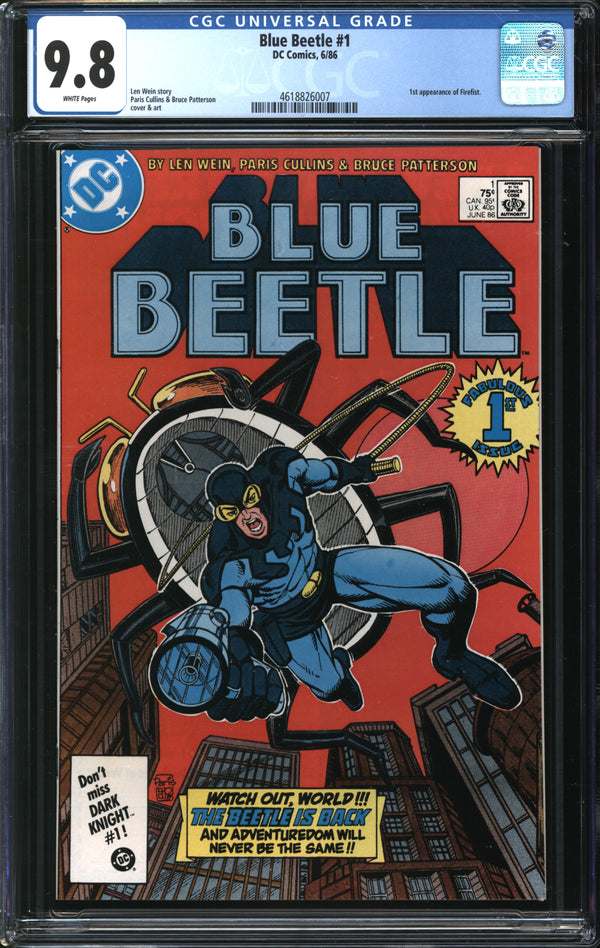 Blue Beetle (1986) #1 CGC 9.8 NM/MT