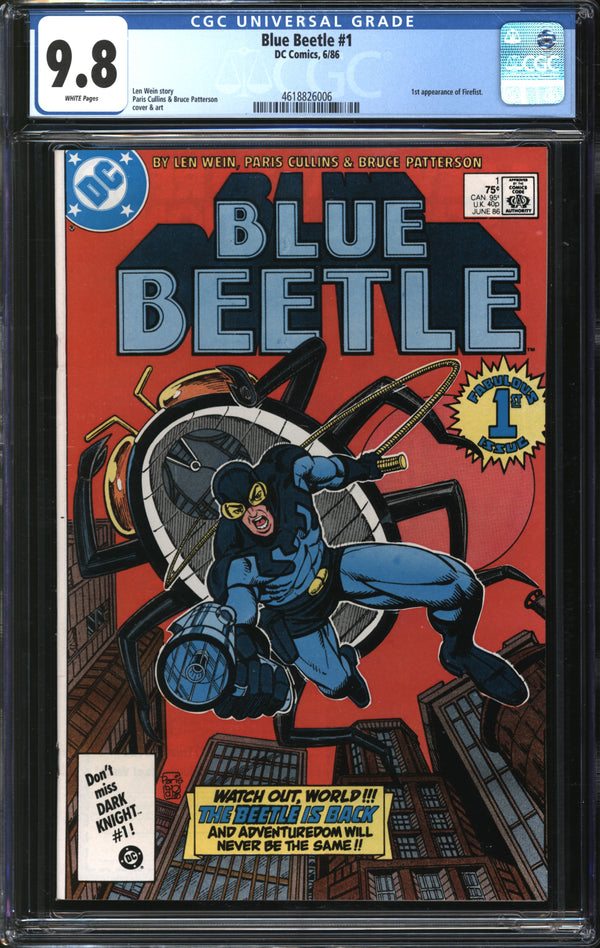Blue Beetle (1986) #1 CGC 9.8 NM/MT