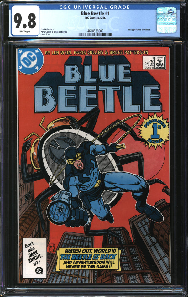 Blue Beetle (1986) #1 CGC 9.8 NM/MT