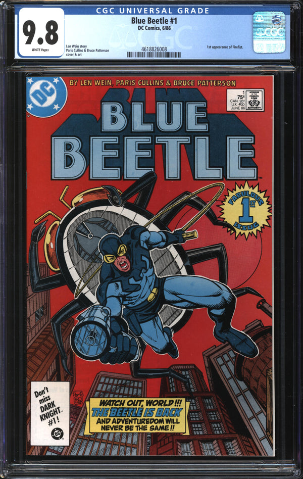 Blue Beetle (1986) #1 CGC 9.8 NM/MT