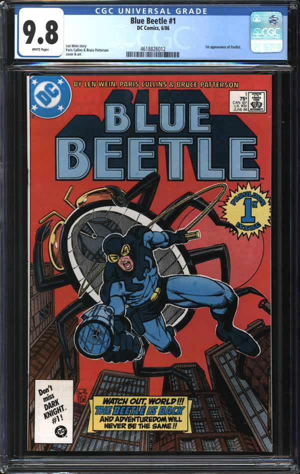 Blue Beetle (1986) #1 CGC 9.8 NM/MT
