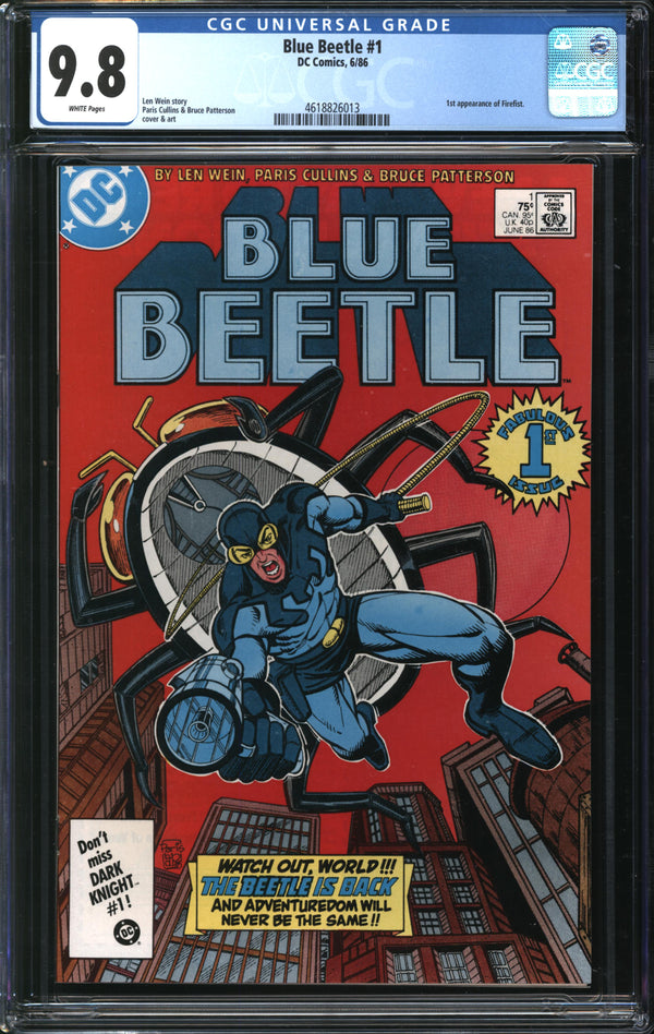 Blue Beetle (1986) #1 CGC 9.8 NM/MT
