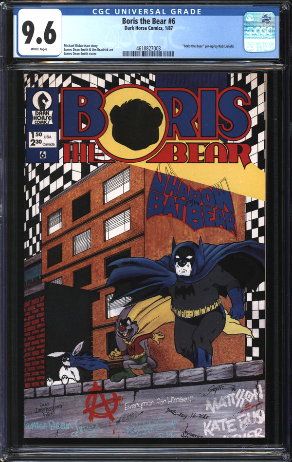Boris The Bear (1986) #6 CGC 9.6 NM+